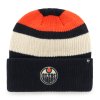 Pánská zimní čepice Edmonton Oilers NHL Clubhouse Jennings ’47 Cuff Knit