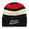 Pánská zimní čepice Chicago Blackhawks NHL Clubhouse Jennings ’47 Cuff Knit
