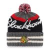 Pánská zimní čepice Chicago Blackhawks NHL Hyperbolic ’47 Cuff Knit