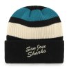 Pánská zimní čepice San Jose Sharks NHL Clubhouse Jennings ’47 Cuff Knit