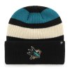 Pánská zimní čepice San Jose Sharks NHL Clubhouse Jennings ’47 Cuff Knit
