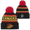 Dětská zimní čepice Vancouver Canucks NHL 3Rd Jersey Jacquard Cuff Pom