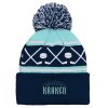 Dětská zimní čepice Seattle Kraken NHL Face-Off Cuff Pom