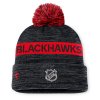 Pánska Zimná Čiapka Chicago Blackhawks Authentic Pre Rink Beanie Cuff With POM