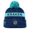 Pánska Zimná Čiapka Seattle Kraken Authentic Pre Rink Beanie Cuff With POM