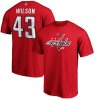 Pánské tričko Tom Wilson #43 Washington Capitals NHL Stack Logo Name & Number