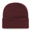 Pánská zimní čepice New York Yankees MLB Haymaker ’47 CUFF KNIT Dark Maroon