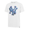 Pánské tričko New York Yankees MLB Graphic ’47 Drop Shoulder Tee White Wash