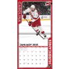 Kalendář Carolina Hurricanes NHL 2025 Wall Calendar