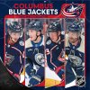 Kalendář Columbus Blue Jackets NHL 2025 Wall Calendar