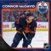 Kalendář Edmonton Oilers NHL Connor McDavid #97 2025 Wall Calendar