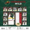 Kalendář Minnesota Wild NHL 2025 Wall Calendar