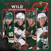 Kalendář Minnesota Wild NHL 2025 Wall Calendar