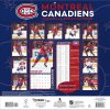 Kalendář Montreal Canadiens NHL 2025 Wall Calendar
