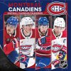 Kalendář Montreal Canadiens NHL 2025 Wall Calendar
