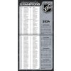 Kalendář NHL Elite 2025 Wall Calendar
