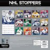Kalendář NHL Stoppers 2025 Wall Calendar