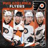 Kalendář Philadelphia Flyers NHL 2025 Wall Calendar