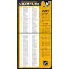 Kalendář Pittsburgh Penguins NHL 2025 Wall Calendar