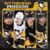 Kalendář Pittsburgh Penguins NHL 2025 Wall Calendar