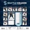 Kalendář Seattle Kraken NHL 2025 Wall Calendar