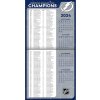 Kalendář Tampa Bay Lightning NHL 2025 Wall Calendar