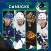 Kalendář Vancouver Canucks NHL 2025 Wall Calendar