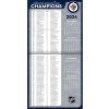 Kalendář Winnipeg Jets NHL 2025 Wall Calendar