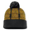 Pánska Zimná Čiapka Boston Bruins Fundamental Empty Net Cuffed Knit Hat with Pom - Black
