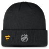 Pánská zimní čepice Boston Bruins NHL Authentic Pro Training Camp Cuffed Knit Hat - Black