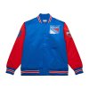 Pánská bunda New York Rangers NHL Primetime Heavyweight Satin Jacket Current Logo
