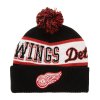 Pánska Zimná čiapka Detroit Red Wings Block Sweep Pom Knit