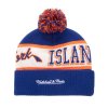 Pánska Zimná čiapka New York Islanders Block Sweep Pom Knit