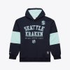 Pánská mikina Seattle Kraken NHL Retro Fleece Hoodie Current Logo