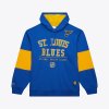 Pánská mikina St. Louis Blues NHL Retro Fleece Hoodie Current Logo
