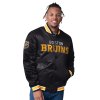 Pánská Oboustranná bunda Boston Bruins NHL The CLOSER Reversible Varsity Satin Jacket