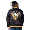 Pánska Bunda Pittsburgh Penguins Closer Reversible Varsity Satin Jacket