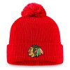 Pánská zimní čepice Chicago Blackhawks NHL A/CAP Beanie Cuff Pom