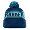 Pánská Zimní Čepice Seattle Kraken A/CAP Beanie Cuff W/Pom