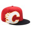 Pánská kšiltovka Calgary Flames NHL Big Fan Flat Brim
