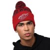 Pánska Zimná Čiapka Detroit Red Wings Blizzard Pom Beanie