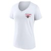 Dámské tričko Florida Panthers NHL 2025 Stanley Cup Champions Jersey Roster V-Neck T-Shirt - White