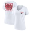 Dámské tričko Florida Panthers NHL 2025 Stanley Cup Champions Jersey Roster V-Neck T-Shirt - White
