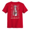 Dětské tričko Florida Panthers NHL 2025 Stanley Cup Champions Signature Roster T-Shirt - Red