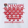 Pánské tričko Florida Panthers NHL 2025 Stanley Cup Champions Jersey Roster T-Shirt - White