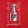 Pánske tričko Florida Panthers 2025 Stanley Cup Champions Signature Roster T-Shirt - Red