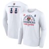 Pánské tričko Florida Panthers NHL 2025 Stanley Cup Champions Two-Time Top Line Long Sleeve T-Shirt - White
