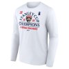 Pánské tričko Florida Panthers NHL 2025 Stanley Cup Champions Two-Time Top Line Long Sleeve T-Shirt - White