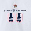Pánské tričko Florida Panthers NHL 2025 Stanley Cup Champions Two-Time Top Line Long Sleeve T-Shirt - White