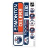 Samolepky na Stěnu Edmonton Oilers NHL Repositionable Street Signs Wall Decal Set